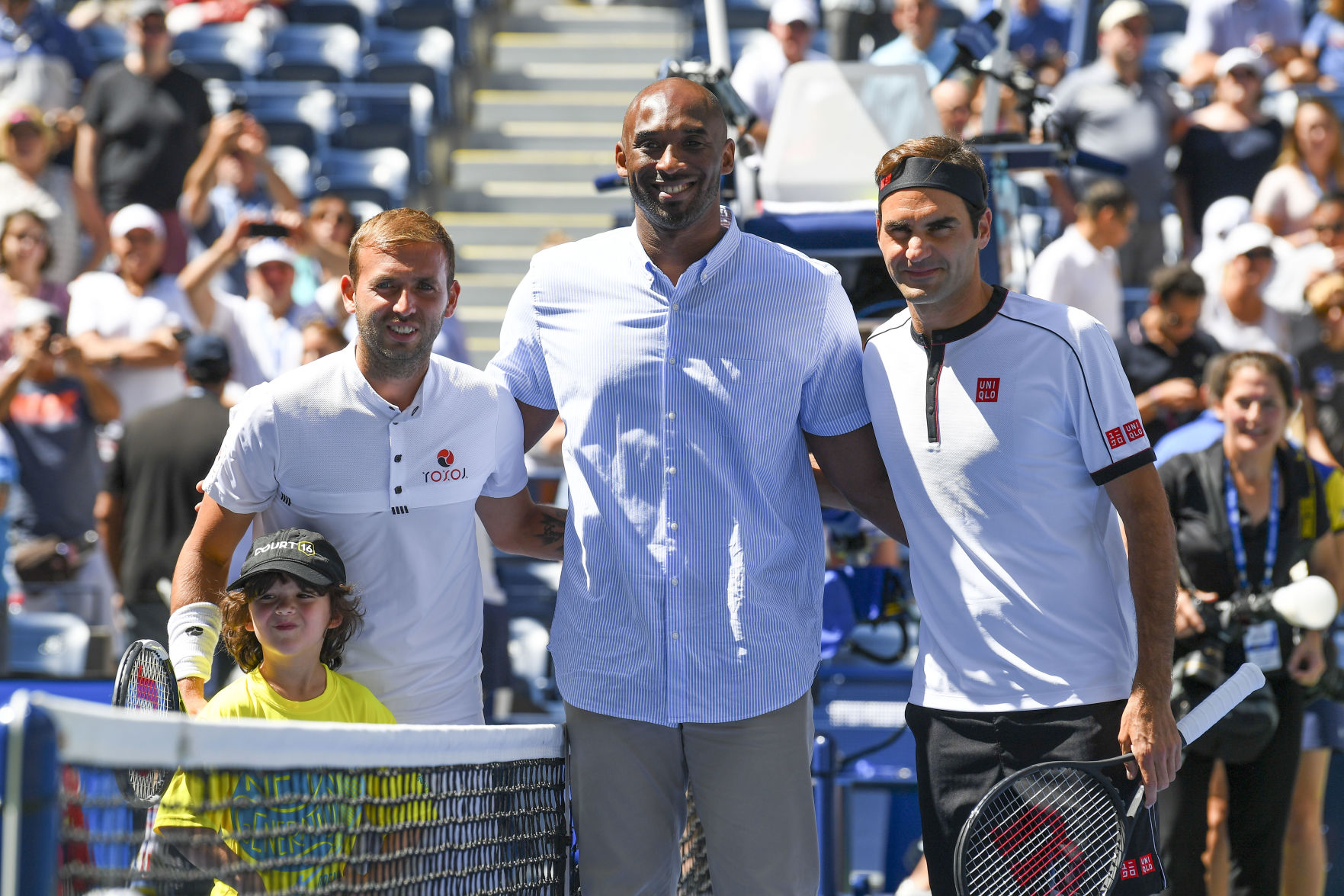 US OPEN Federer Evans